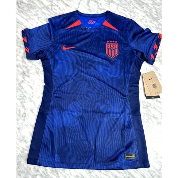 Nike Tops - Nike USWNT USA Soccer Jersey Blue soccer 2023 DR4000-406 women's Medium NEW